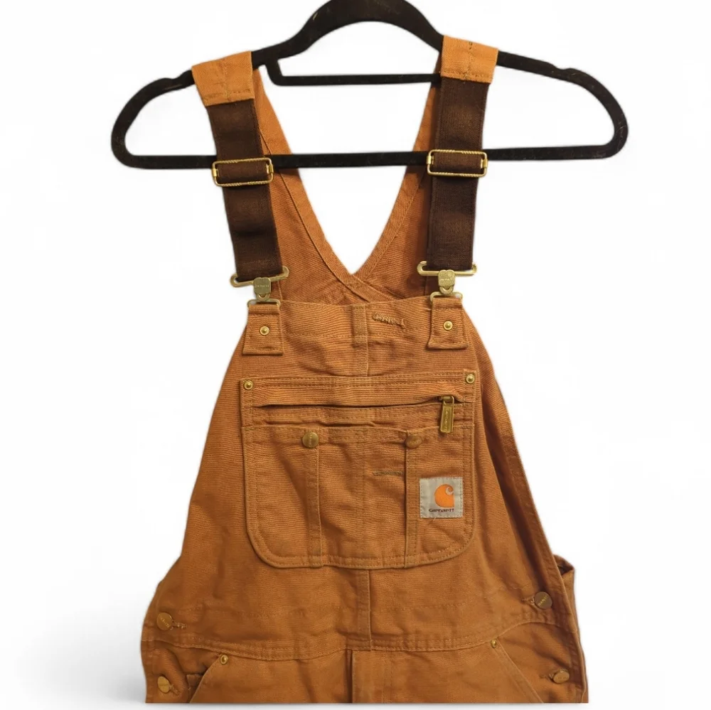 Carhartt Men's Firm Duck Bib Overall Size 32x30 - Picture 7 of 9